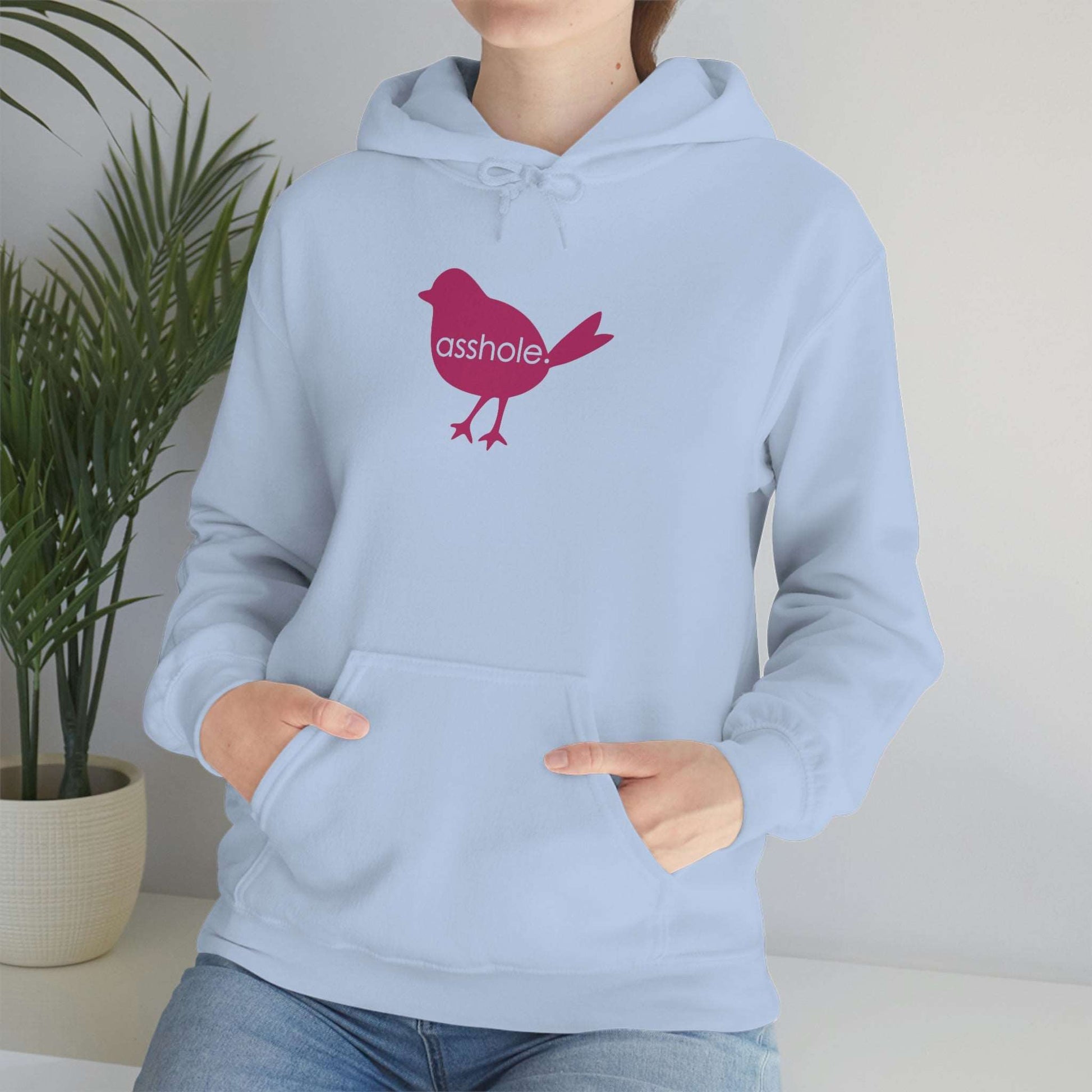 a-hole bird hoodie